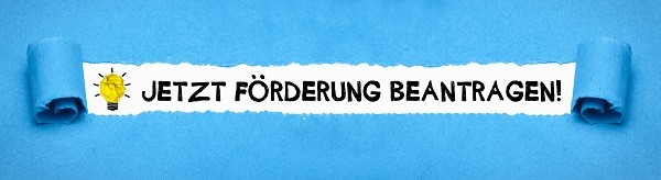 Grafik: jetzt förderungen beantragen!